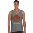 thumbnail image 1 of LA Pop Art Men's Word Art Tank Top - Occupy Mars, 1 of 2