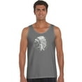 thumbnail image 1 of LA Pop Art Men's Word Art Tank Top - POPULAR NATIVE AMERICAN INDIAN TRIBES, 1 of 2
