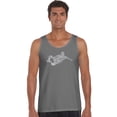 thumbnail image 1 of LA Pop Art Men's Word Art Tank Top - POPULAR SKATING MOVES & TRICKS, 1 of 2