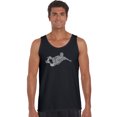 thumbnail image 1 of LA Pop Art Men's Word Art Tank Top - POPULAR SKATING MOVES & TRICKS, 1 of 2