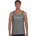 thumbnail image 1 of LA Pop Art Men's Word Art Tank Top - SHEIK TO BE GEEK, 1 of 2