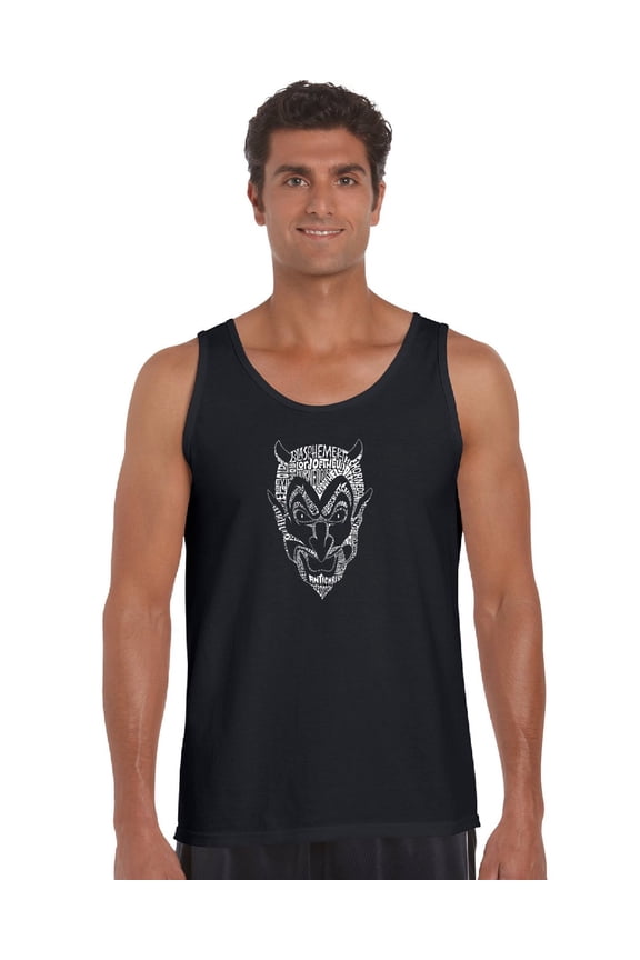 Men's Word Art Tank Top - THE DEVIL'S NAMES