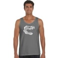 thumbnail image 1 of LA Pop Art Men's Word Art Tank Top - TREX, 1 of 2