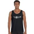 thumbnail image 1 of LA Pop Art Men's Word Art Tank Top - Trumpet, 1 of 2