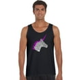 thumbnail image 1 of LA Pop Art Men's Word Art Tank Top - Unicorn, 1 of 2
