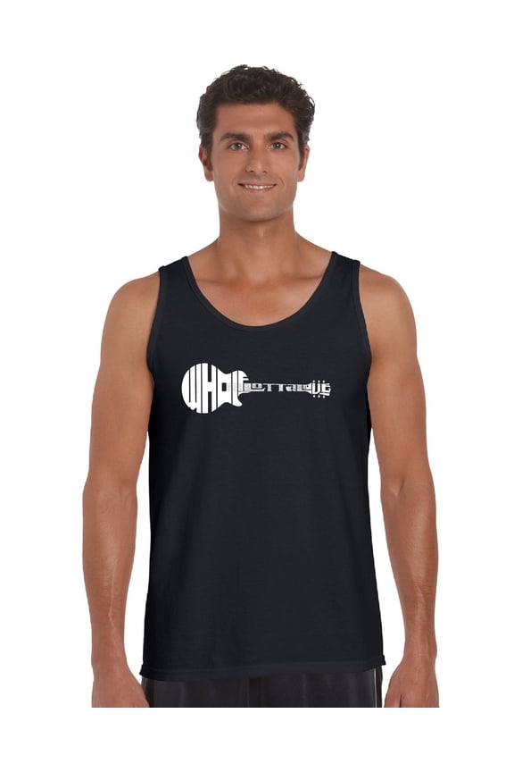 Men's Word Art Tank Top - Whole Lotta Love