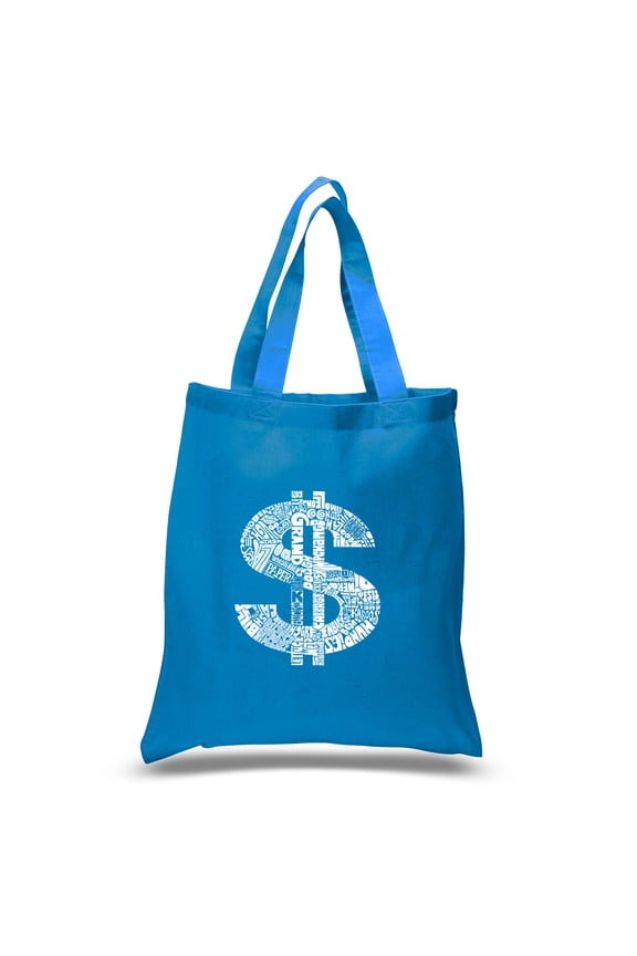 Small Word Art Small Tote Bag - Dollar Sign