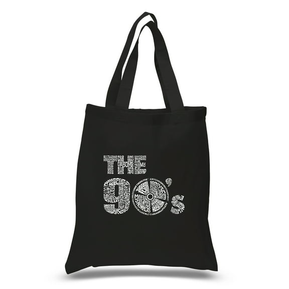 LA Pop Art Small Word Art Tote Bag - 90S