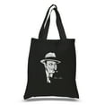 thumbnail image 1 of LA Pop Art Small Word Art Tote Bag - AL CAPONE-ORIGINAL GANGSTER, 1 of 2