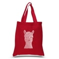 thumbnail image 1 of LA Pop Art Small Word Art Tote Bag - Alpaca, 1 of 2