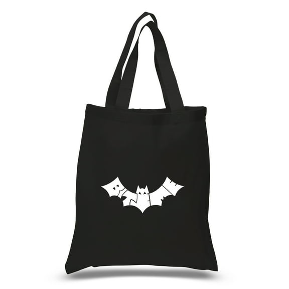 LA Pop Art Small Word Art Tote Bag - BAT - BITE ME