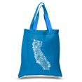 thumbnail image 1 of LA Pop Art Small Word Art Tote Bag - California State, 1 of 2