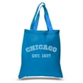 thumbnail image 1 of LA Pop Art Small Word Art Tote Bag - Chicago 1837, 1 of 2