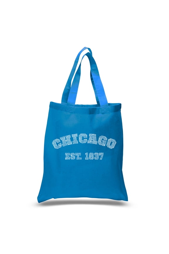 Small Word Art Tote Bag - Chicago 1837