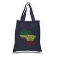thumbnail image 1 of LA Pop Art Small Word Art Tote Bag - Countries in Africa, 1 of 2