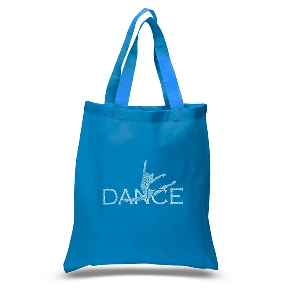 LA Pop Art Small Word Art Tote Bag - Dancer