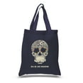 thumbnail image 1 of LA Pop Art Small Word Art Tote Bag - Dia De Los Muertos, 1 of 2