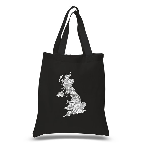 LA Pop Art Small Word Art Tote Bag - GOD SAVE THE QUEEN