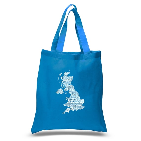 LA Pop Art Small Word Art Tote Bag - GOD SAVE THE QUEEN