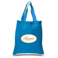 thumbnail image 1 of LA Pop Art Small Word Art Tote Bag - HAWAIIAN ISLAND NAMES & IMAGERY, 1 of 2