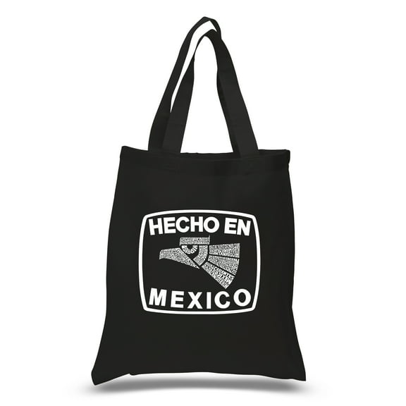 LA Pop Art Small Word Art Tote Bag - HECHO EN MEXICO