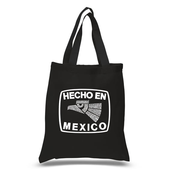 LA Pop Art Small Word Art Tote Bag - HECHO EN MEXICO