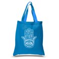 thumbnail image 1 of LA Pop Art Small Word Art Tote Bag - Hamsa, 1 of 2