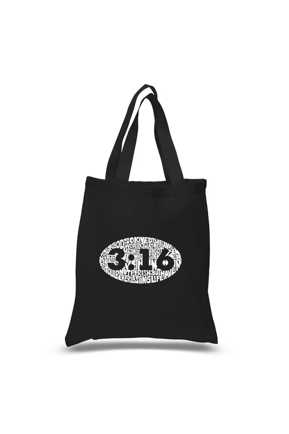 Small Word Art Tote Bag - John 3:16