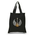 thumbnail image 1 of LA Pop Art Small Word Art Tote Bag - LYRICS TO FREEBIRD, 1 of 2