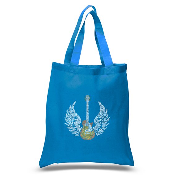 LA Pop Art Small Word Art Tote Bag - LYRICS TO FREEBIRD