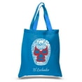 thumbnail image 1 of LA Pop Art Small Word Art Tote Bag - MEXICAN WRESTLING MASK, 1 of 2