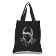 thumbnail image 1 of LA Pop Art Small Word Art Tote Bag - NINJA, 1 of 2