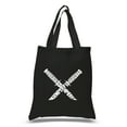 thumbnail image 1 of LA Pop Art Small Word Art Tote Bag - Semper Fi, 1 of 2