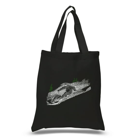 LA Pop Art Small Word Art Tote Bag - Ski