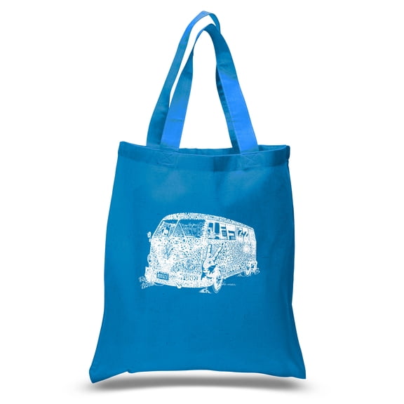 LA Pop Art Small Word Art Tote Bag - THE 70'S