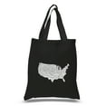 thumbnail image 1 of LA Pop Art Small Word Art Tote Bag - THE STAR SPANGLED BANNER, 1 of 2
