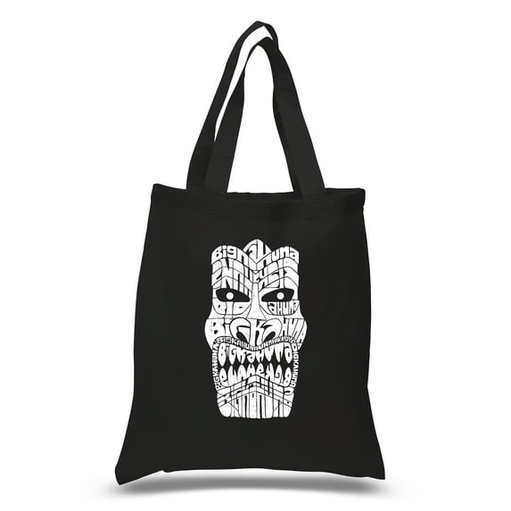LA Pop Art Small Word Art Tote Bag - TIKI - BIG KAHUNA