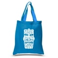 thumbnail image 1 of LA Pop Art Small Word Art Tote Bag - TIKI - BIG KAHUNA, 1 of 2