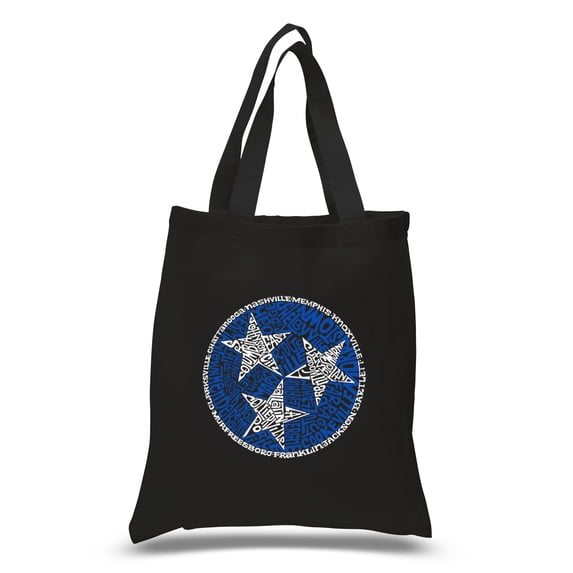 LA Pop Art Small Word Art Tote Bag - Tennessee Tristar