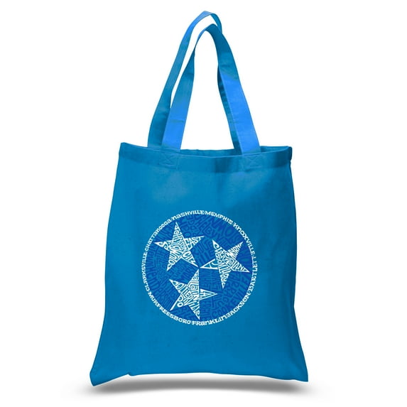 LA Pop Art Small Word Art Tote Bag - Tennessee Tristar