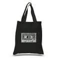 thumbnail image 1 of LA Pop Art Small Word Art Tote Bag - The 80's, 1 of 2