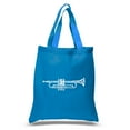 thumbnail image 1 of LA Pop Art Small Word Art Tote Bag - Trumpet, 1 of 2