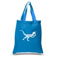 thumbnail image 1 of LA Pop Art Small Word Art Tote Bag - Velociraptor, 1 of 2