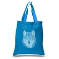 thumbnail image 1 of LA Pop Art Small Word Art Tote Bag - Wolf, 1 of 2