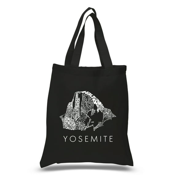 LA Pop Art Small Word Art Tote Bag - Yosemite
