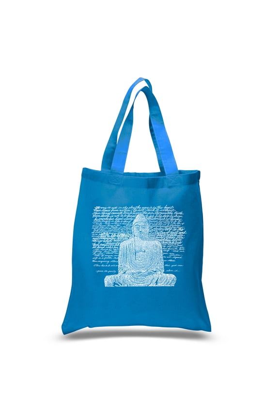 Small Word Art Tote Bag - Zen Buddha