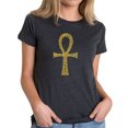 thumbnail image 1 of LA Pop Art Women's Premium Blend Word Art T-shirt - ANKH, 1 of 2