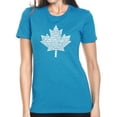 thumbnail image 1 of LA Pop Art Women's Premium Blend Word Art T-shirt - CANADIAN NATIONAL ANTHEM, 1 of 2
