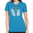 thumbnail image 1 of LA Pop Art Women's Premium Blend Word Art T-shirt - ELEPHANT, 1 of 2