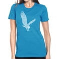 thumbnail image 1 of LA Pop Art Women's Premium Blend Word Art T-shirt - Eagle, 1 of 2